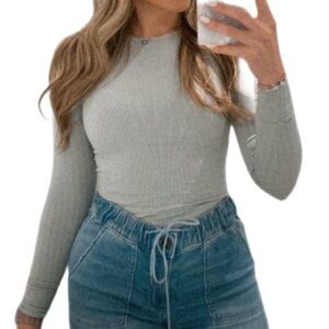 Intimately by Free People long sleeve seamless bodysuit